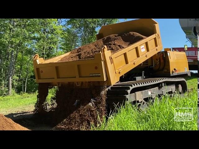 Morooka Rubber Track Crawler Carrier from RMS is Big Help at Giants Ridge Job Site