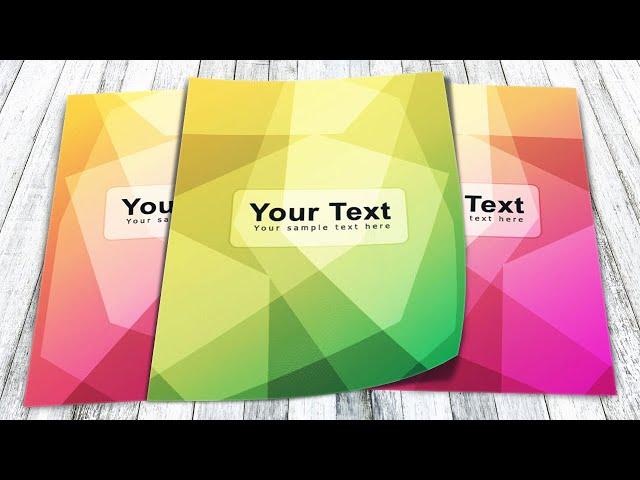 Flyer Cover Design in Adobe Illustrator