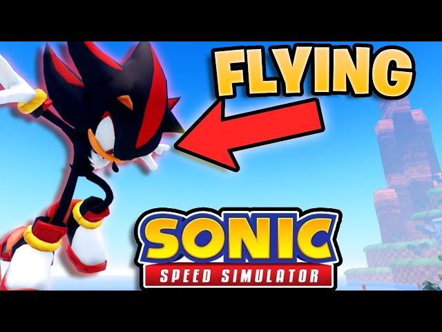 I Found How To *FLY* In Sonic Speed Simulator.. (NEW GLITCH)