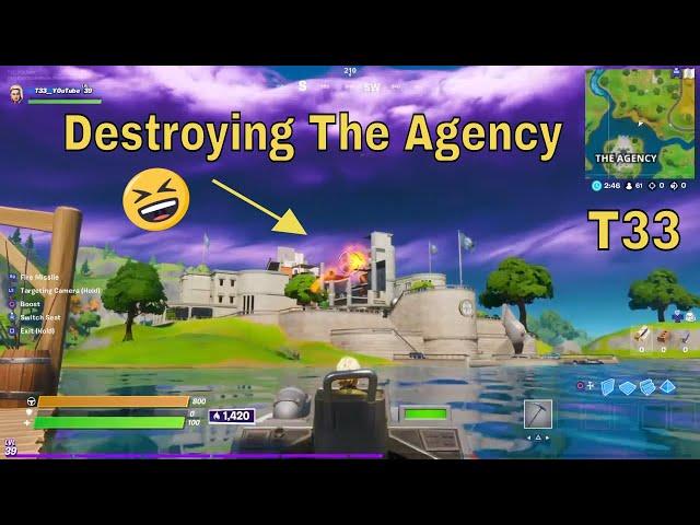 Fortnite Destroying The Agency hlous PS4 Daily Live Streaming