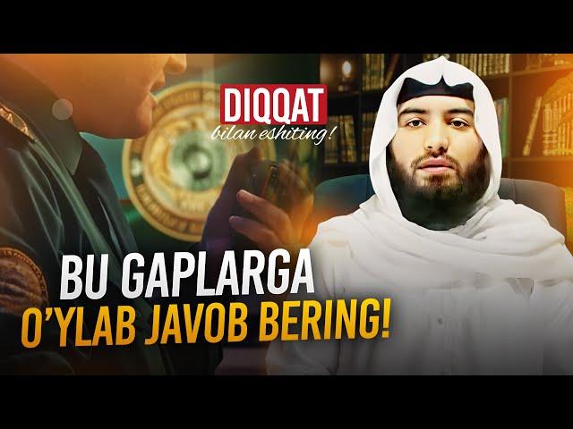 Diqqat bilan eshiting! | Bu gaplarga o'ylab javob bering! | Ustoz Abdulloh Zufar