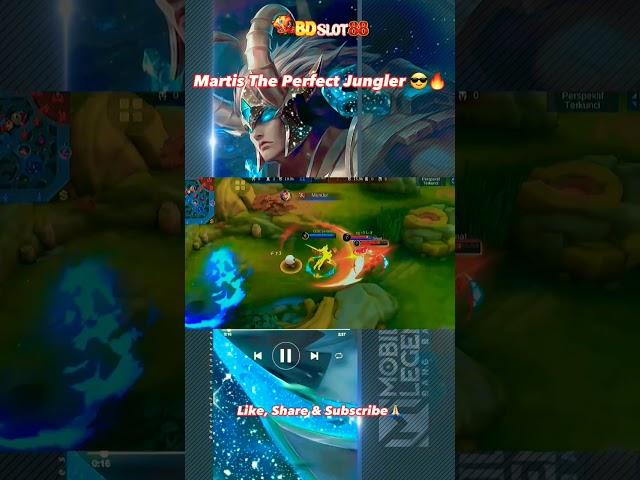 Martis The Perfect Jungler  #bdslot88 #gameplay #mobilelegends #shorts #tiktok #viral #trending