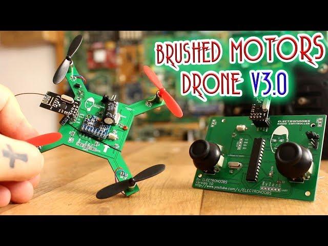 Arduino brushed motors DRONE - Part3 - it finally flies