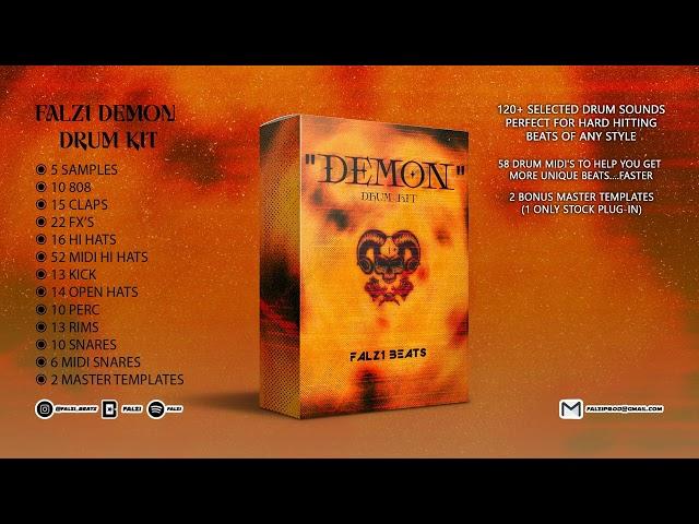 TRAP DRUM KIT 2023 - "DEMON" - FALZ1