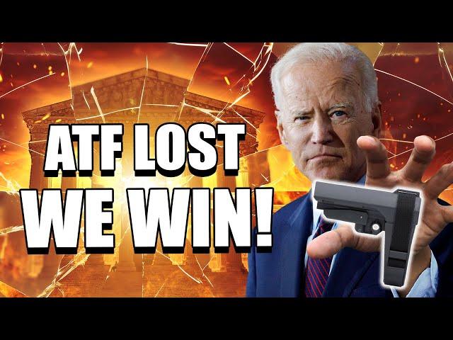 BREAKING! Permanent Nationwide Block of Short Barreled Rifle & Pistol Brace Rule Moves Forward!