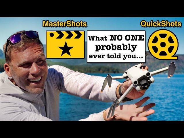 QuickShots vs MasterShots - Which one should you use? DJI Mini 4 Pro / DJI Mini 3 Pro