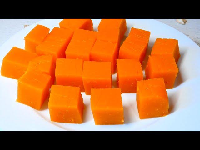 Instead of candy children eat pumpkin! Incredibly tasty dessert made of pumpkin like marmalade