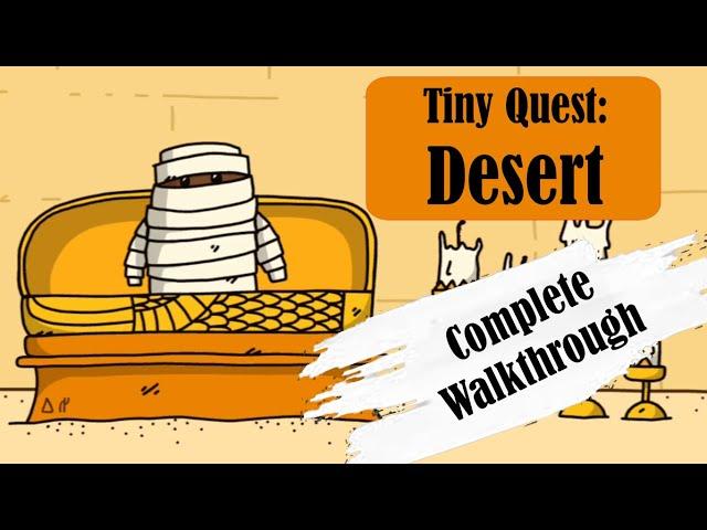 Tiny Quest Desert Complete Walkthrough | Beautiful Puzzle Adventure by Tiny Sprout