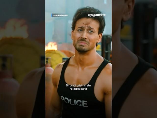 Tiger Shroff And His Complaints ft. Akshay Kumar In Singham Again  | #primevideoindia