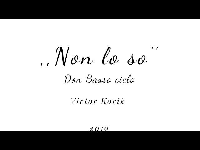 Victor Korik - Non lo so