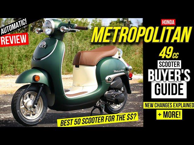 New Honda Metropolitan / Giorno 49cc Scooter Review + Specs | Better than the Ruckus & NAVi?