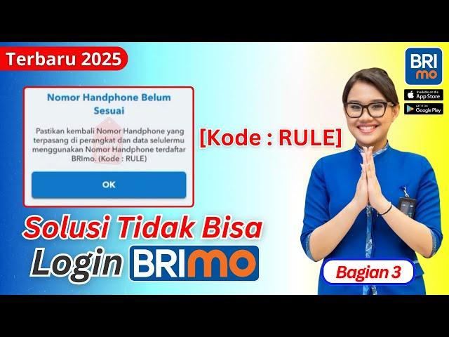 Gagal Login BRimo Muncul Kode: RULE (Bagian 3) | Solusi Tidak Bisa Login BRimo Muncul Kode RULE