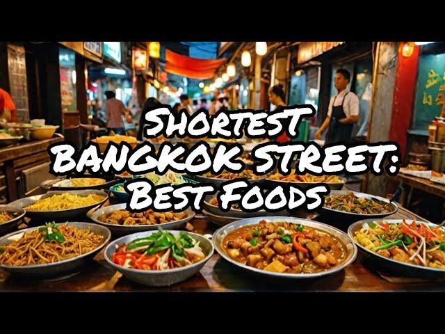 5 BEST THAI FOOD Spots in One Tiny Street You Won't Believe!