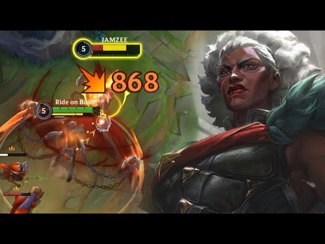 Wild Rift Ambessa Baron Lane Gameplay (Build & Runes)