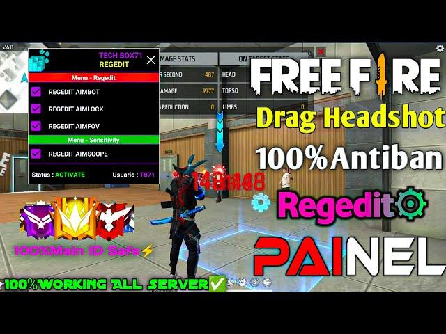 OB46 Update Headshot PANELFree fire 100%Antiban Drag Headshot Rank Working Mobile | New Sensi Hack