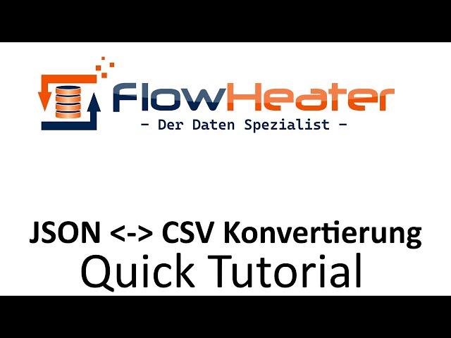 JSON zu CSV Konvertierung