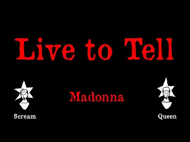 Madonna - Live to Tell - Karaoke