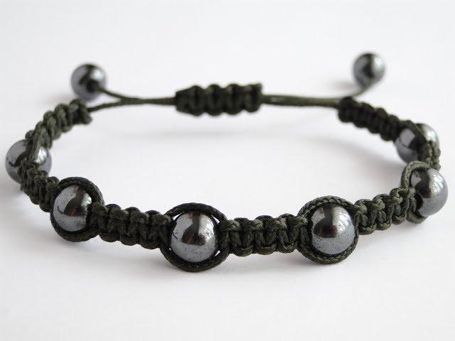 How To Make A Shamballa Style Bracelet-Nano Cord-CbyS Paracord and More