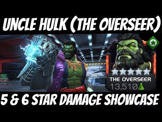 THE OVERSEER, 5 STAR RANK 5 (AND 6* RANK 3) DAMAGE SHOWCASE!