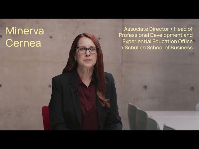 Tech Talks - Schulich's Tech MBA: Associate Director Minerva Cernea