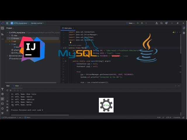 Connect Java to MySQL Database with IntelliJ IDEA (2025 Guide)