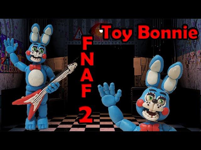 Как слепить Той Бонни из пластилина FNAF2/UCN/FNAF WANTED