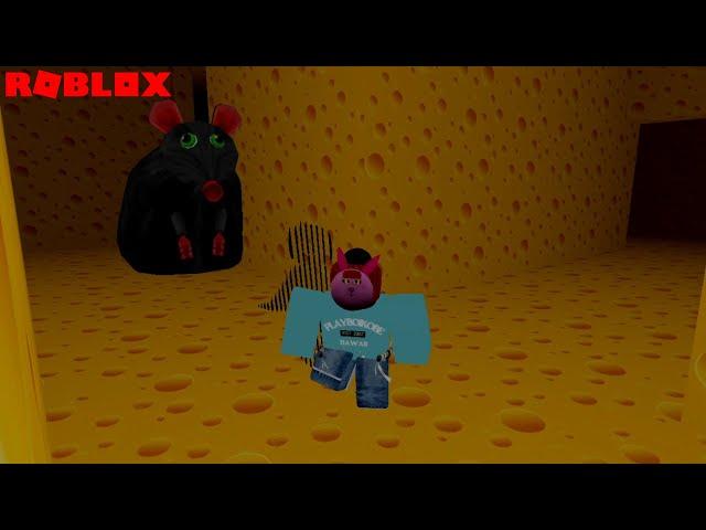 4 Idiots Escape The Cheese God | Roblox Cheese Escape