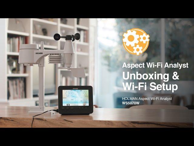 Holman Aspect Wi-Fi Analyst Unboxing & WiFi Setup