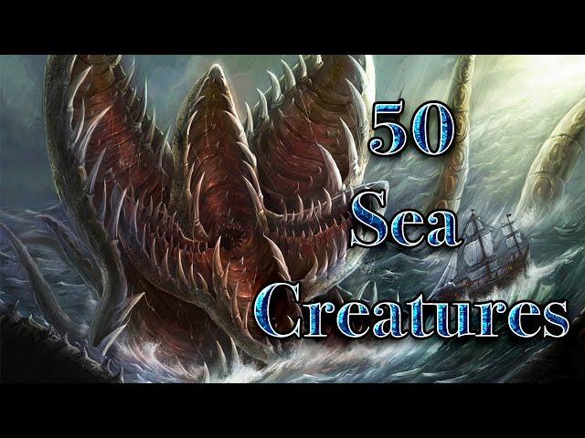 50 Mythical Sea Creatures From Around The World