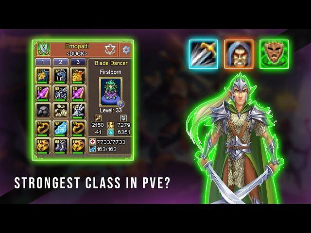 BLADE DANCER is the Strongest class in PvE? - Warspear Online