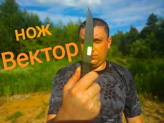 Нож Вектор от Кизляр,тест на прочность