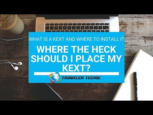 Where and how to install kexts in a Hackintosh