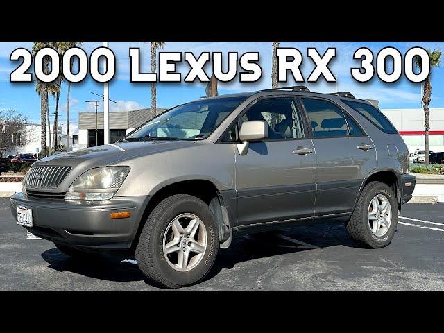 2000 Lexus RX 300 Throwback Review -- The Proto Luxury Crossover Mall Crawler SUV