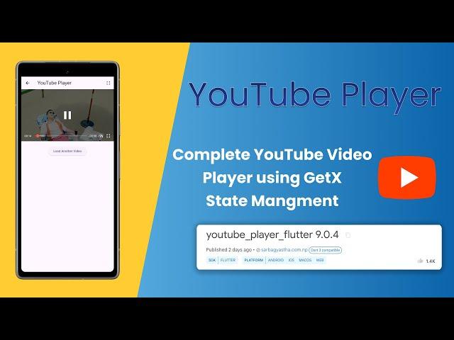 Flutter YouTube Player Integration with GetX: Step-by-Step Tutorial for Beginners