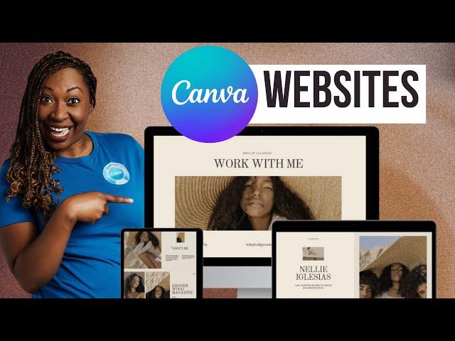 Build a Website in Canva & Host it for FREE