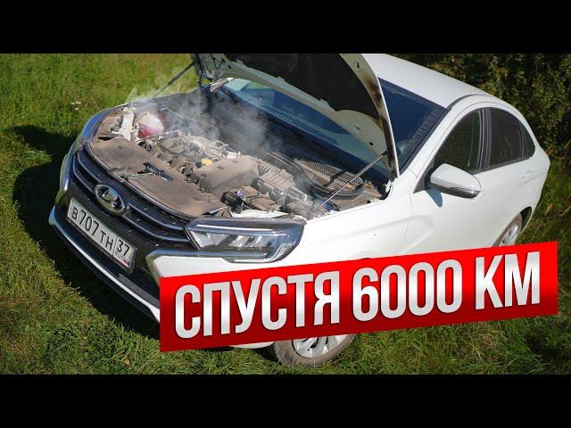 6000 КМ с Лада Веста 1.8 EVO вариатор 2024 | ПРОБЛЕМЫ и РЕШЕНИЯ