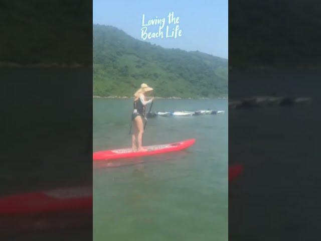 Paddle Boarding Adventure! ‍️ Beach Bums in Hong Kong! 