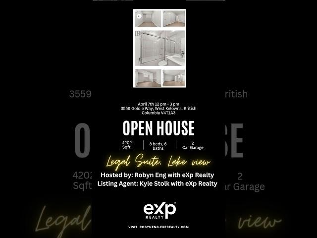 Come visit me at my OPEN HOUSE Apr. 7th 12 pm - 2 pm.  #realestate #okanagan #realestateagent