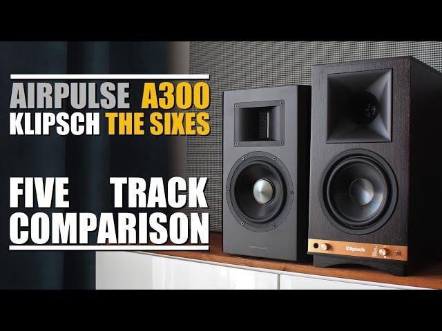 AirPulse A300 vs Klipsch The Sixes  ||  5 Track Comparison