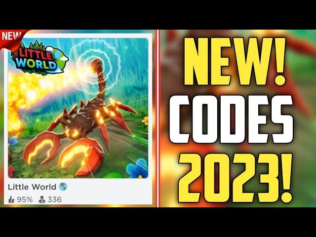 FUTURE CODES!! | *NEW* ROBLOX LITTLE WORLD CODES 2023!