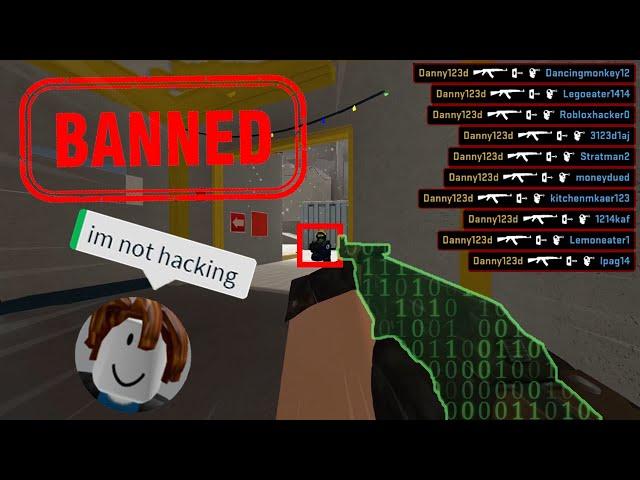 Pretending to be a HACKER in COUNTER BLOX (ROBLOX CSGO)