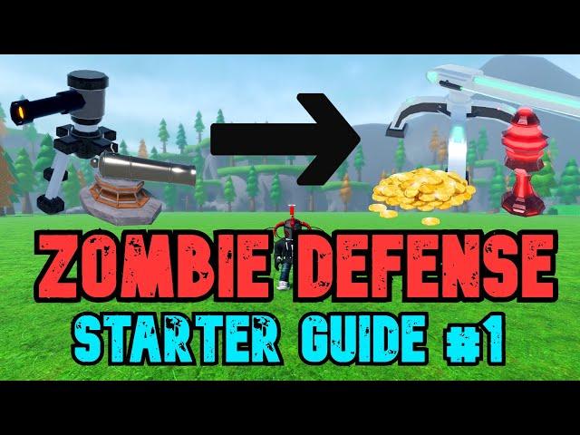 Zombie Defense - Getting Started Tutorial Guide [Part 1/3 -Using Codes!]