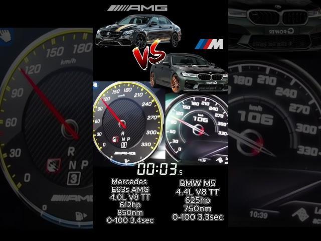  E63 AMG vs  BMW M5 [0-200kph] RACE | #e63 #amg #m5 #bmw