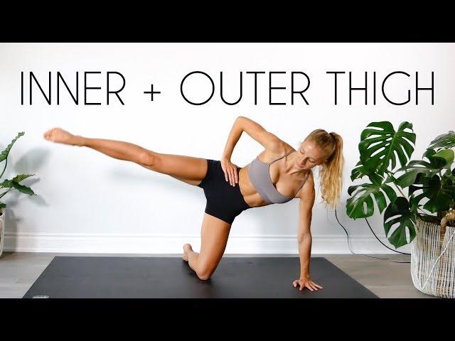 INNER & OUTER THIGH At Home Workout (No Equipment)