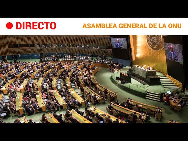 ONU: SEGUNDA JORNADA de la SEMANA de ALTO NIVEL de la ASAMBLEA GENERAL | RTVE Noticias