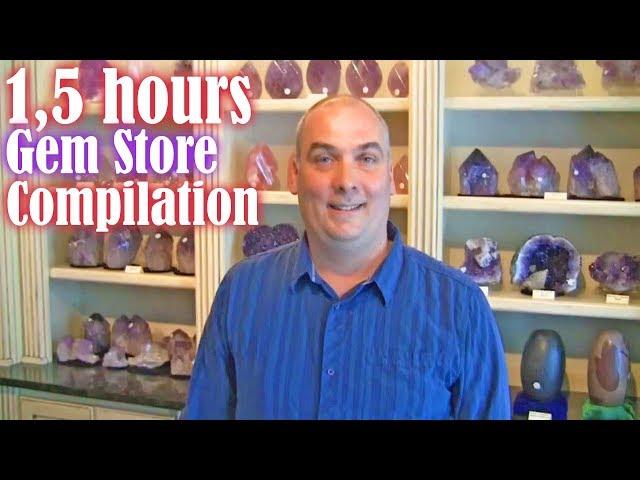 Unintentional ASMR  Crystal & Mineral Store Salesman Compilation (beautiful soft male voice)