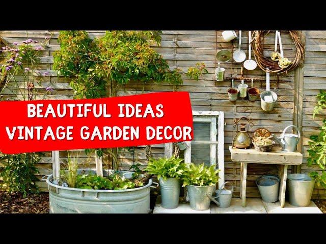 Most beautiful and unique Vintage garden decor ideas 2023  garden ideas for home