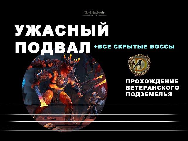 Ужасный Подвал ветеранское подземелье + все скрытые боссы /The Dread Cellar veteran achievment ESO