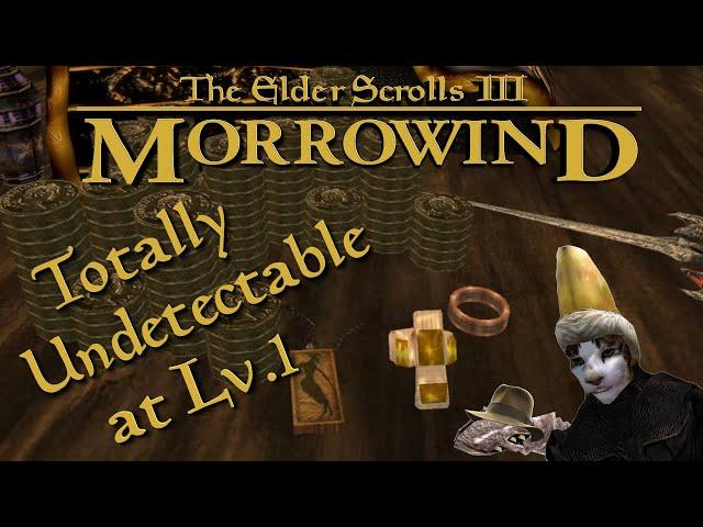 Undetectable at Lv1: Steal ANYTHING in Morrowind with the Amulet of Shadows and Ring of Surroundings