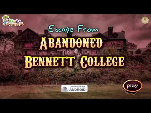 Escape From Abandoned Bennett College walkthrough.. .